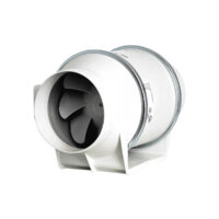 Extractor de aire axial industrial para ventilación y extracción de humos