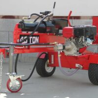 Trituradora de ramas y troncos lista para trabajar en Puerto Montt.